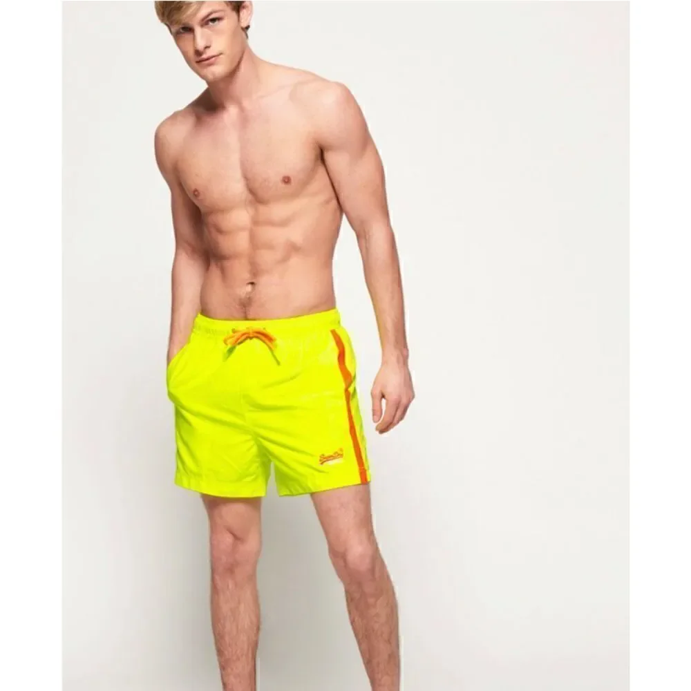 Superdry Beach Volley Swim Shorts XL-Sunblast Yellow
